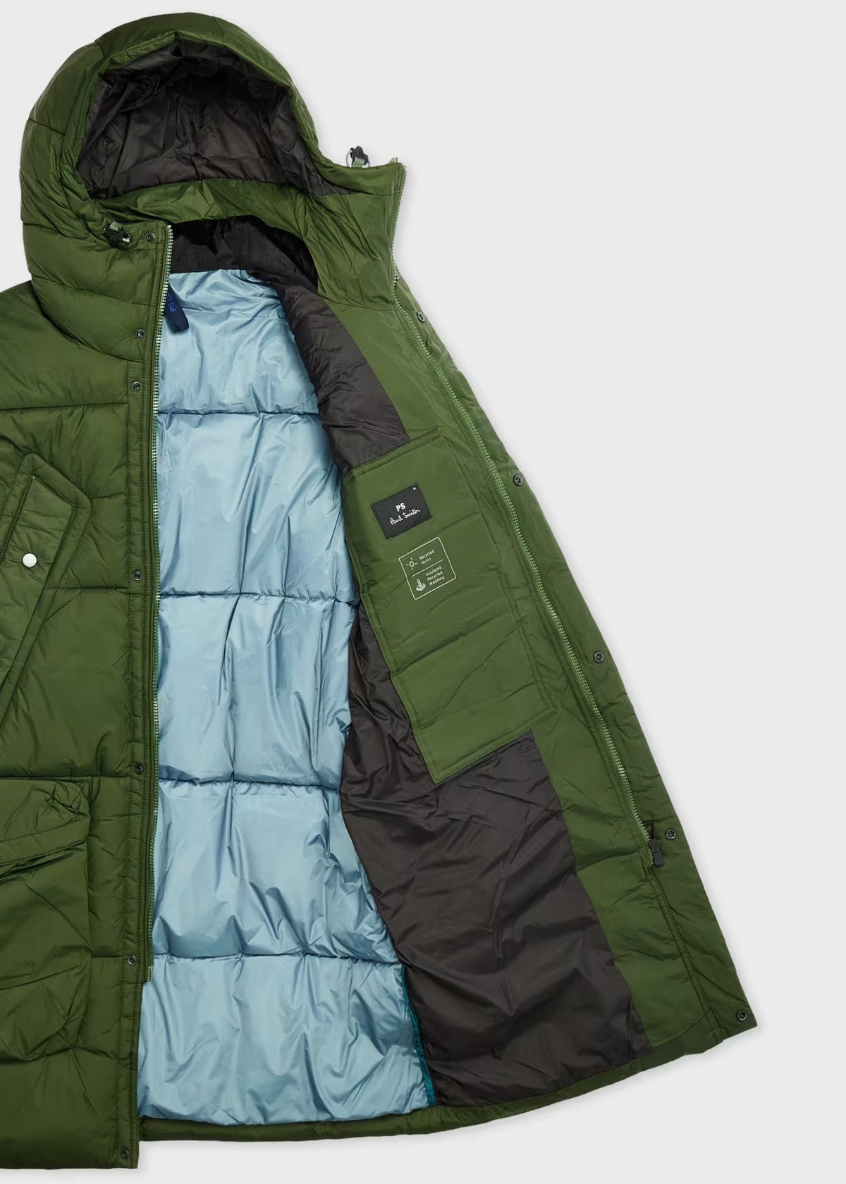 Paul Smith | Parka matelassée en nylon recyclé - Vert