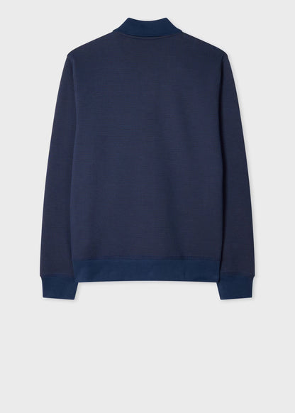Paul Smith | Cardigan texturé à mailles contrastées - Bleu