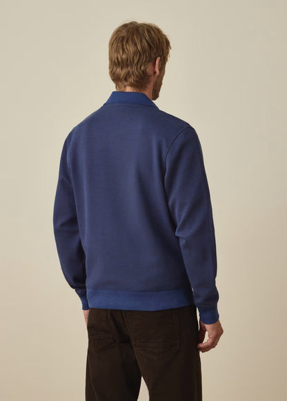 Paul Smith | Cardigan texturé à mailles contrastées - Bleu