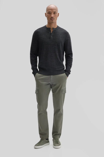 Robert Barakett | Pull Henley "Aranda" - Noir