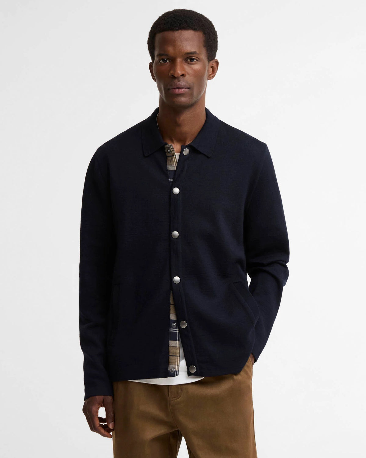 Barbour | Cardigan "Florcombe" - Bleu Marine