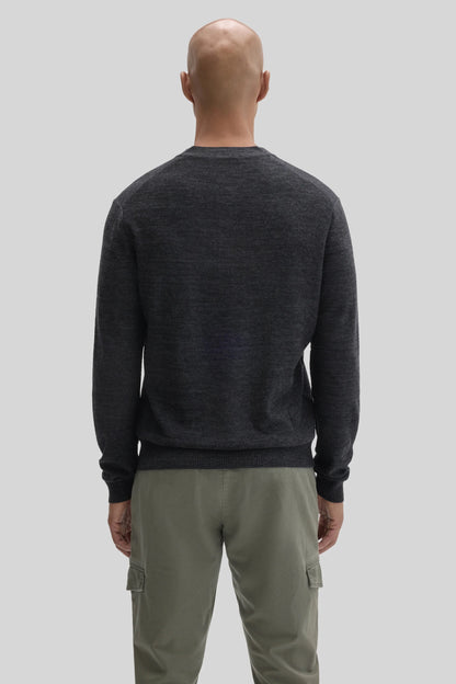 Robert Barakett | Pull Henley "Aranda" - Noir
