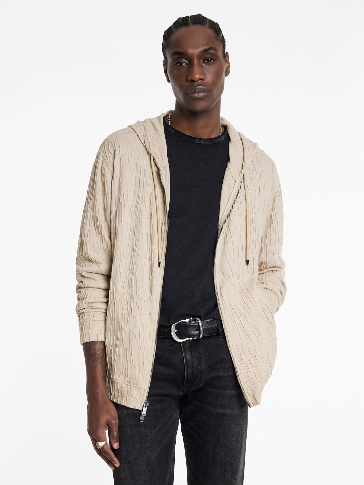 John Varvatos | Pull à capuche "Ihsan" - Fossile