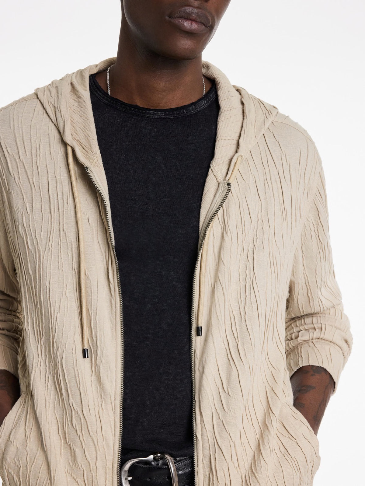 John Varvatos | Pull à capuche "Ihsan" - Fossile