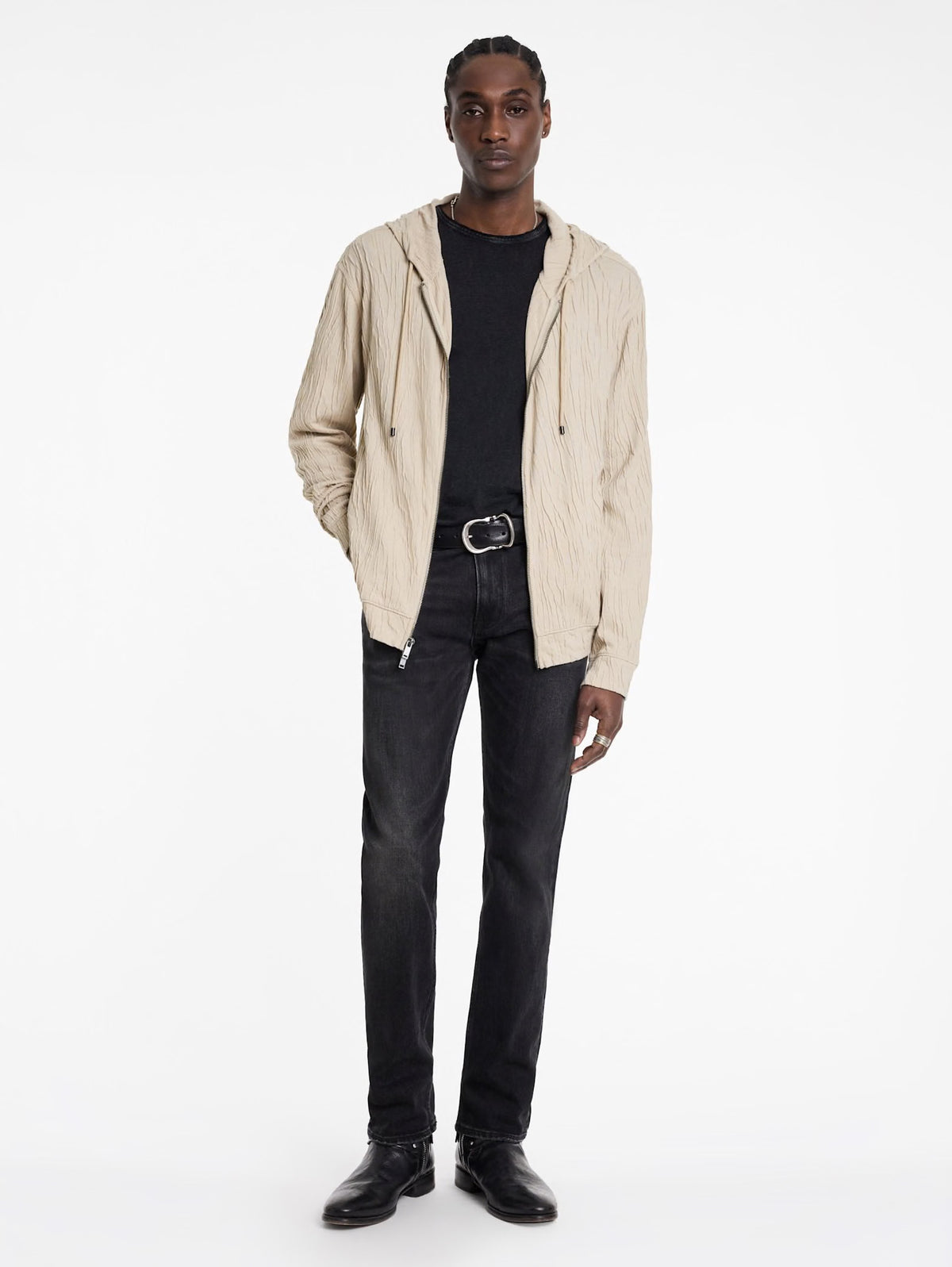 John Varvatos | Pull à capuche "Ihsan" - Fossile