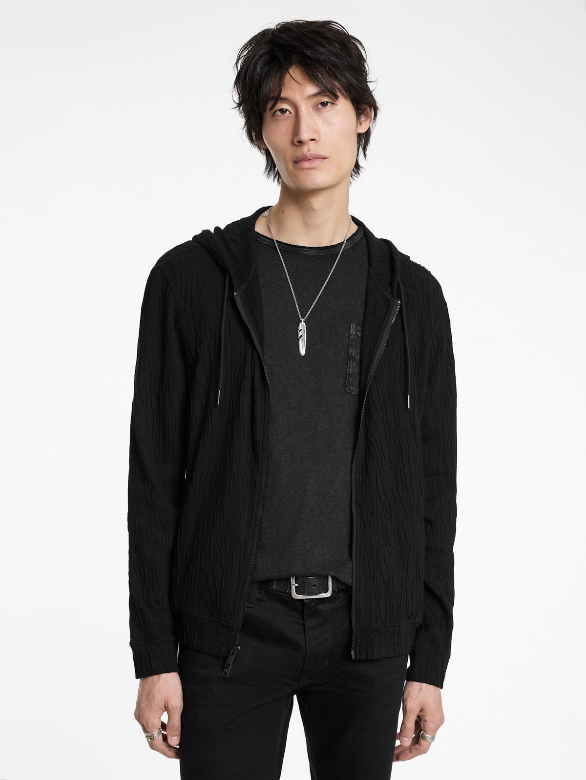 John Varvatos | Pull à capuche "Ihsan" - Noir