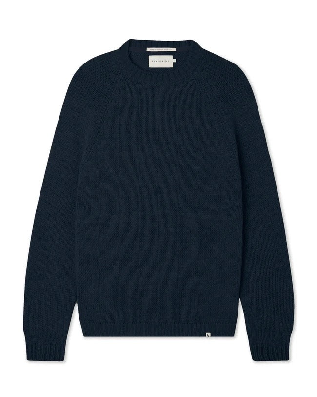 Peregrine | Pull en laine 'Bristol' - Marine