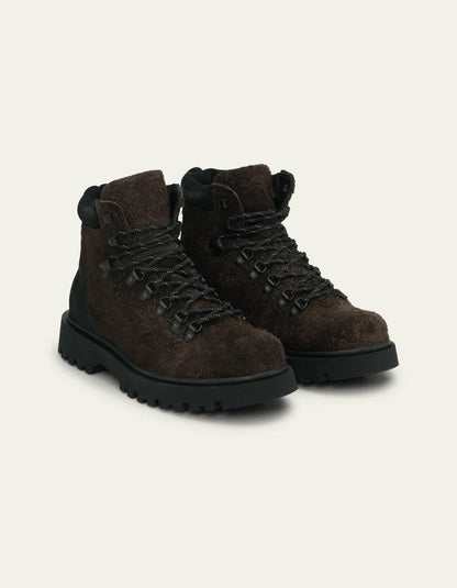 Les Deux | Bottes en suède - Chocolat