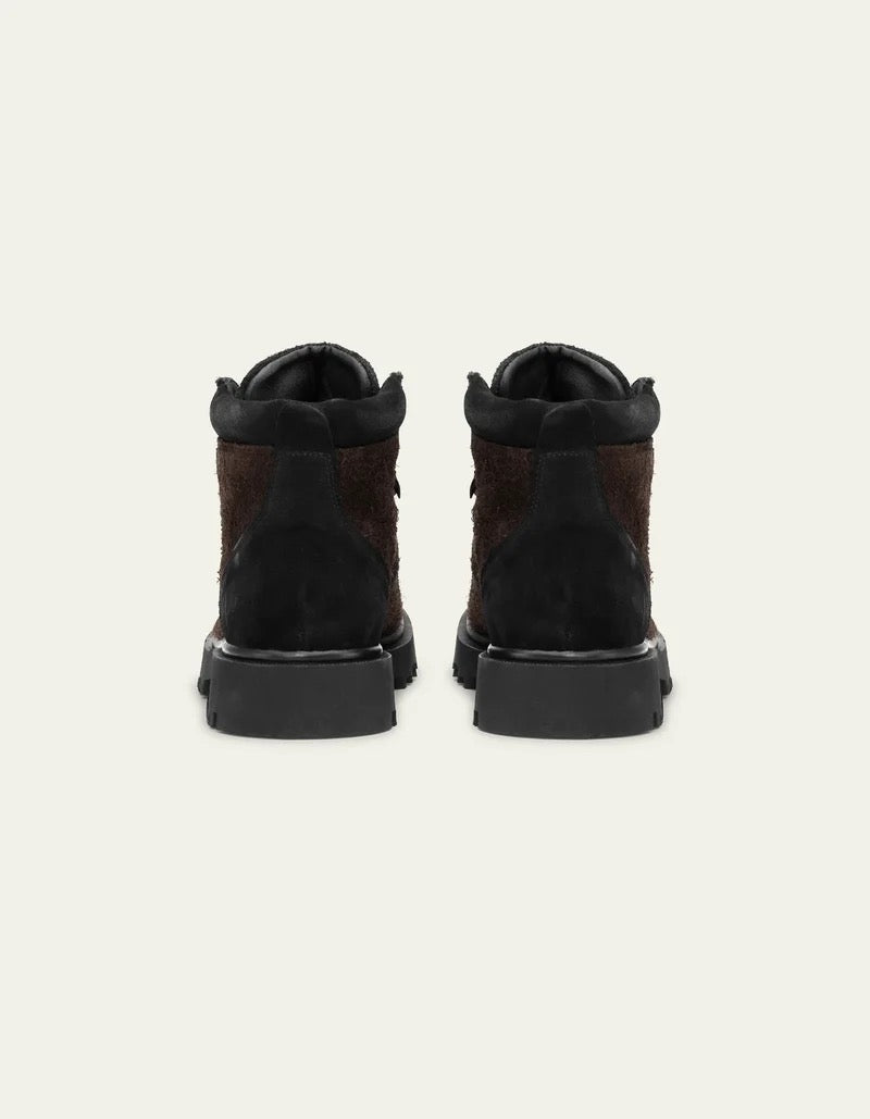 Les Deux | Bottes en suède - Chocolat