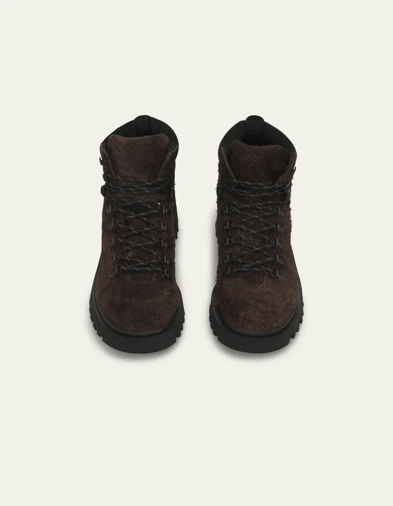 Les Deux | Bottes en suède - Chocolat