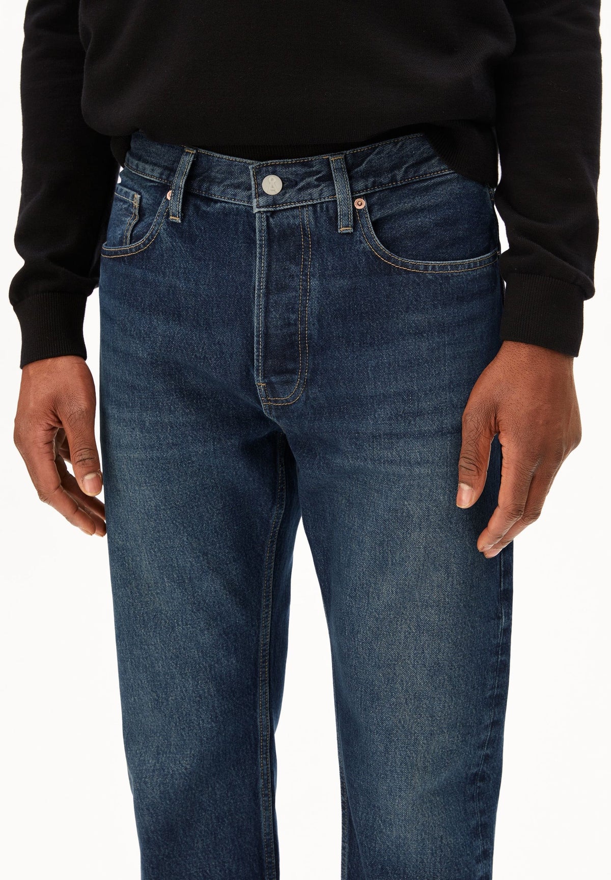 ARMEDANGELS | Jean droit classic "MAADOX" - Bleu