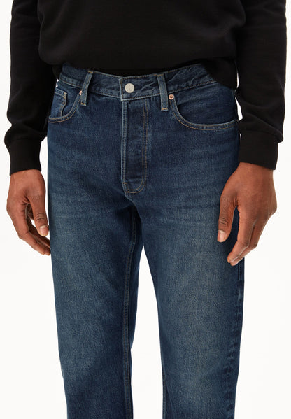 ARMEDANGELS | Jean droit classic "MAADOX" - Bleu