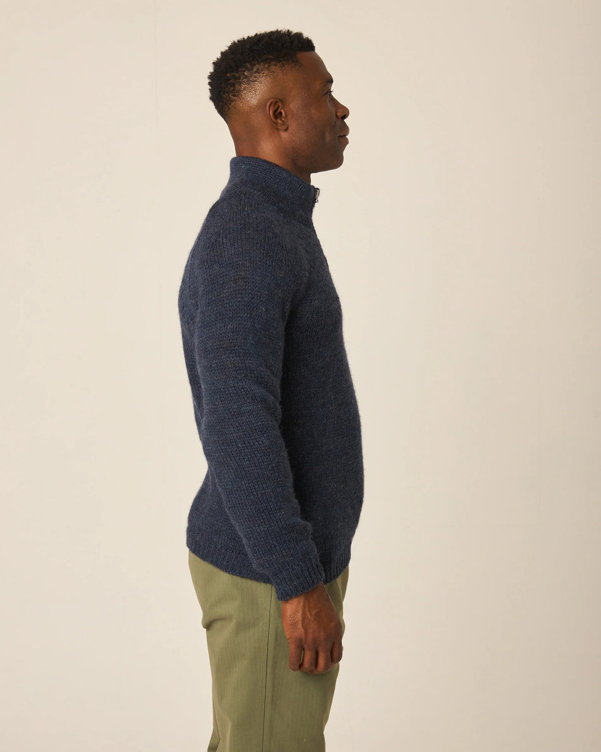 Peregrine | Pull à demi fermeture éclair 'Bristol' - Marine