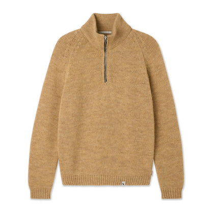 Peregrine | Pull à demi fermeture éclair 'Bristol' - Grès