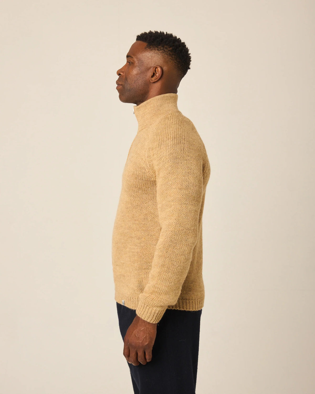 Peregrine | Pull à demi fermeture éclair 'Bristol' - Grès
