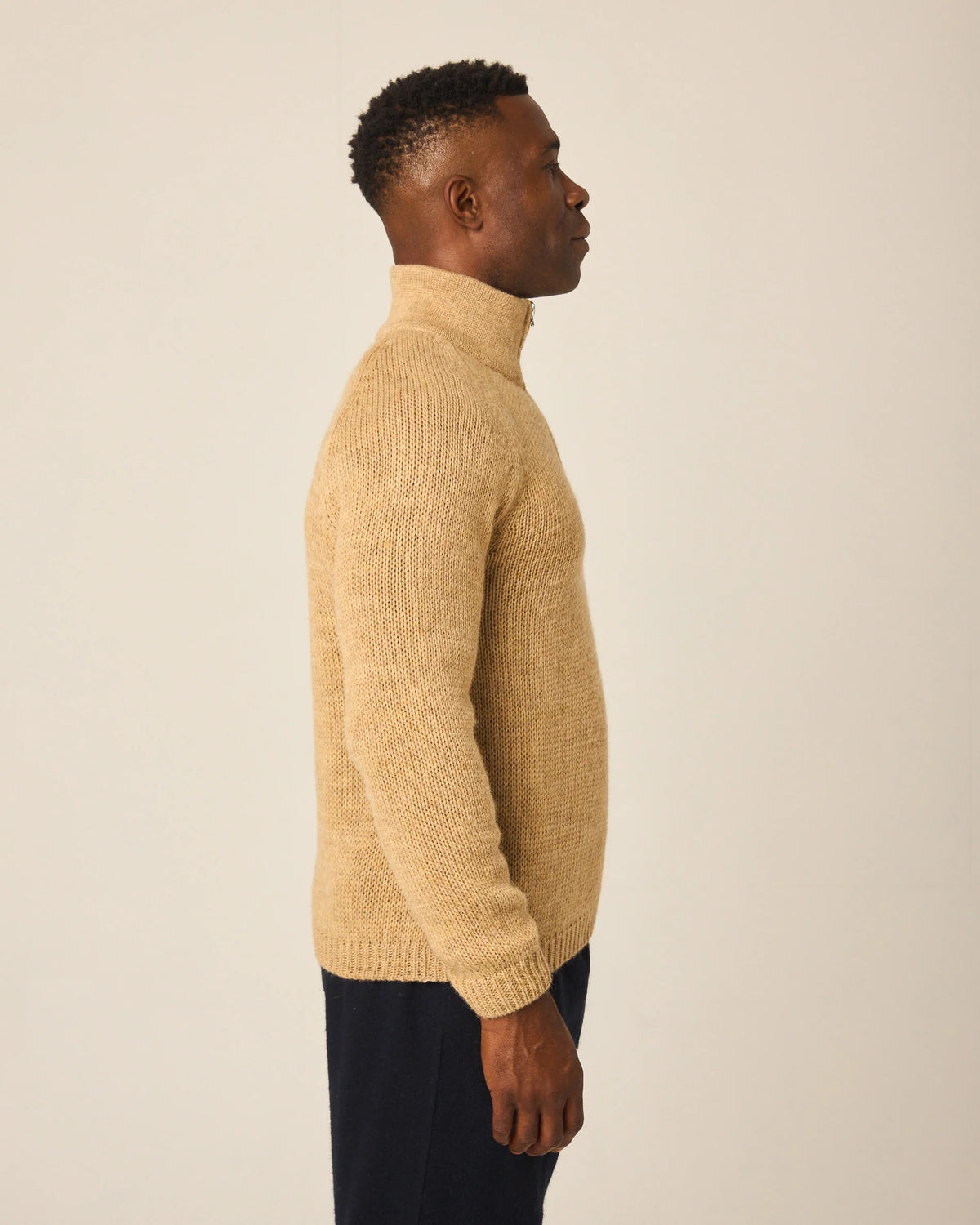 Peregrine | Pull à demi fermeture éclair 'Bristol' - Grès
