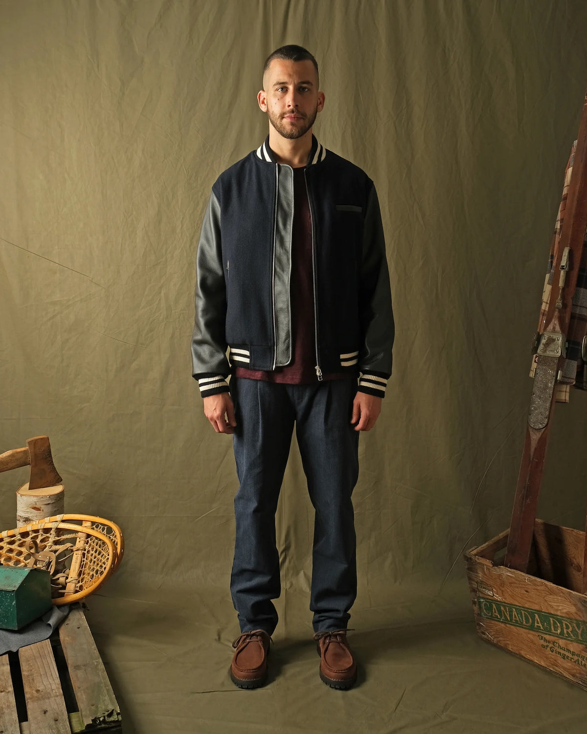 Outclass | Veste bomber - Bleu Marine