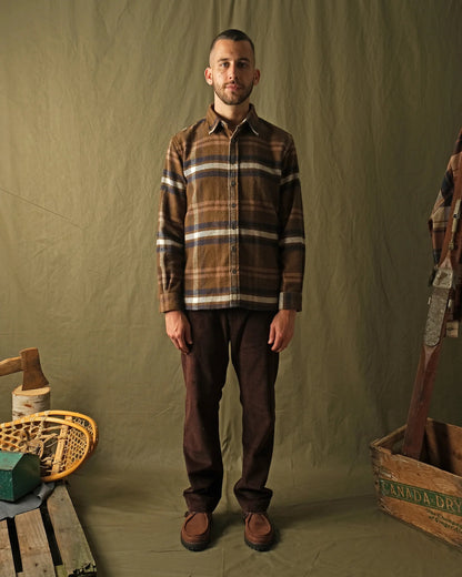 Outclass | Surchemise à carreaux - Olive