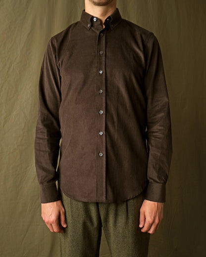 Outclass | Chemise en velours côtelé - Mocha