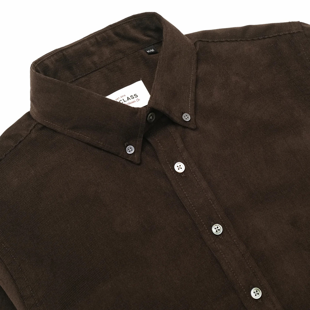 Outclass | Chemise en velours côtelé - Mocha