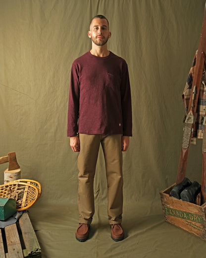 Outclass | T-shirt à manches longues - Maroon