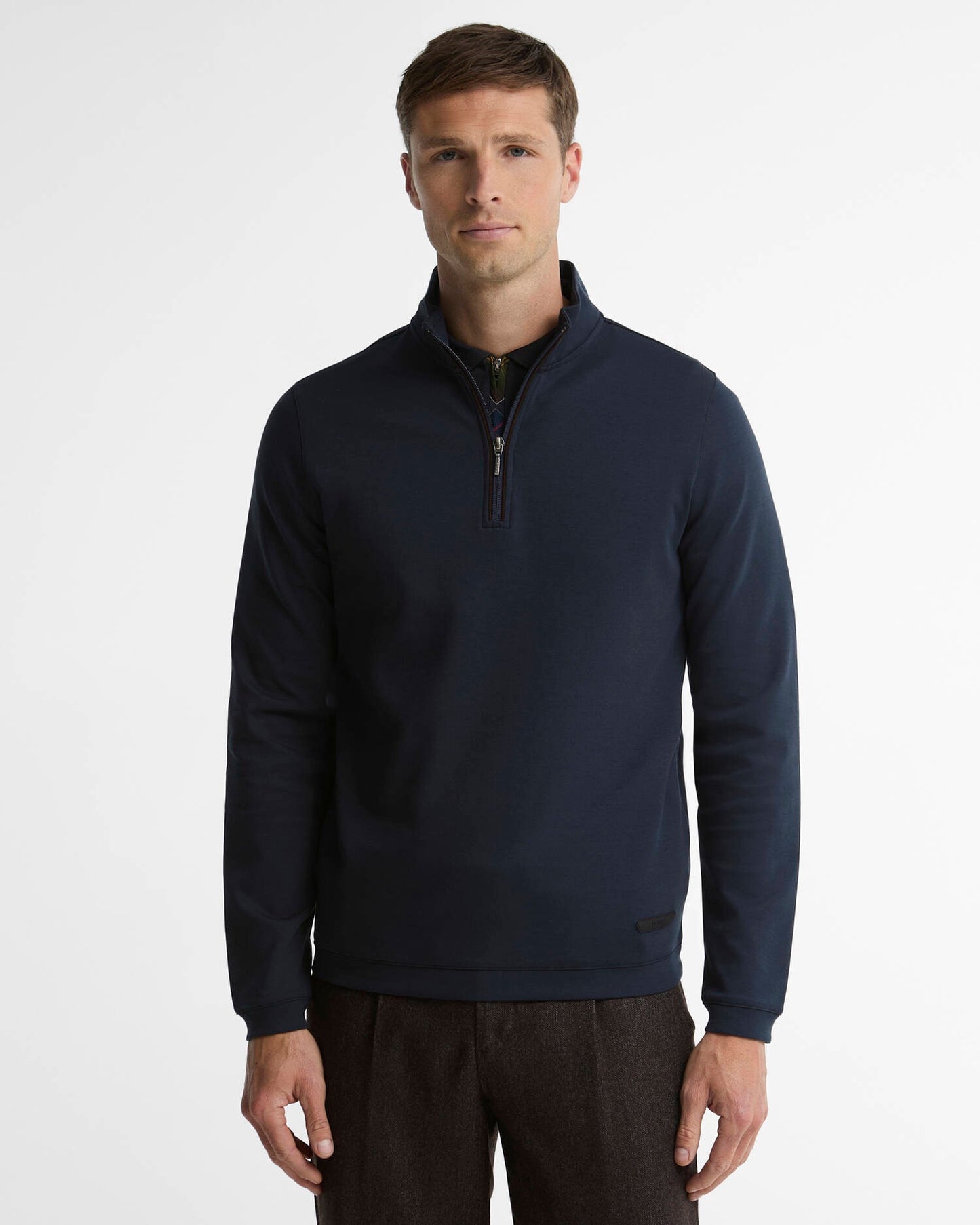 Barbour | Pull à demi-zip "Guy" - Bleu Marine
