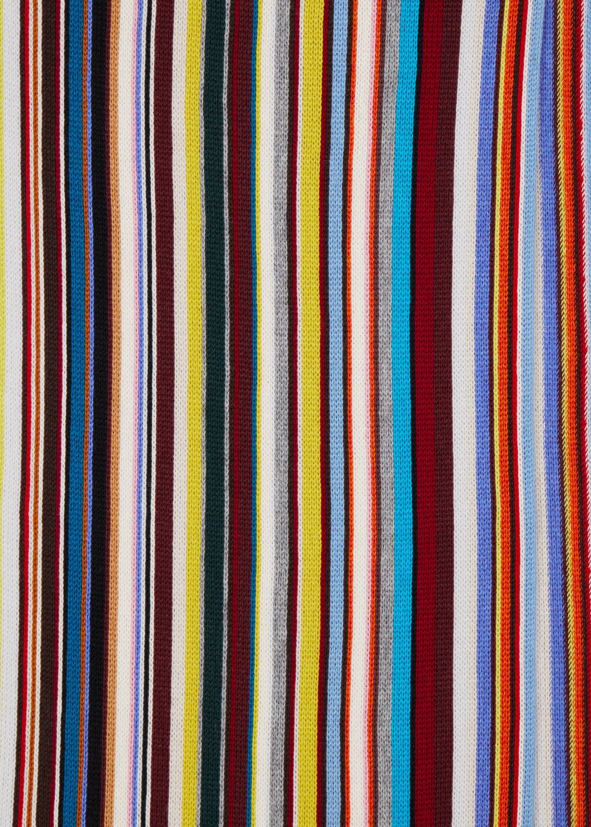 Paul Smith | Écharpe en laine mérinos tricotée "Signature Stripe" - Multicolore