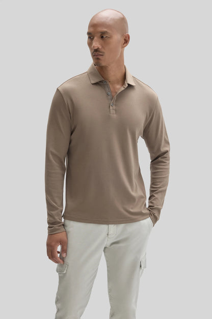 Robert Barakett | Polo à manches longues "Georgia" - Beige