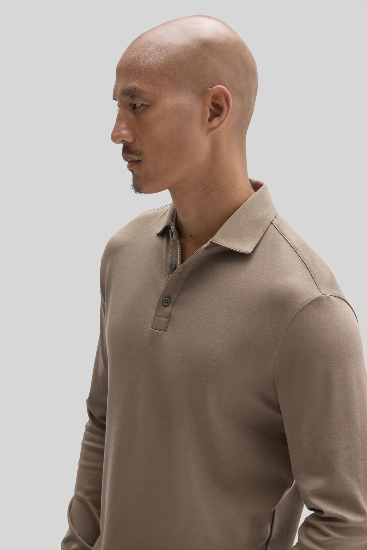 Robert Barakett | Polo à manches longues "Georgia" - Beige