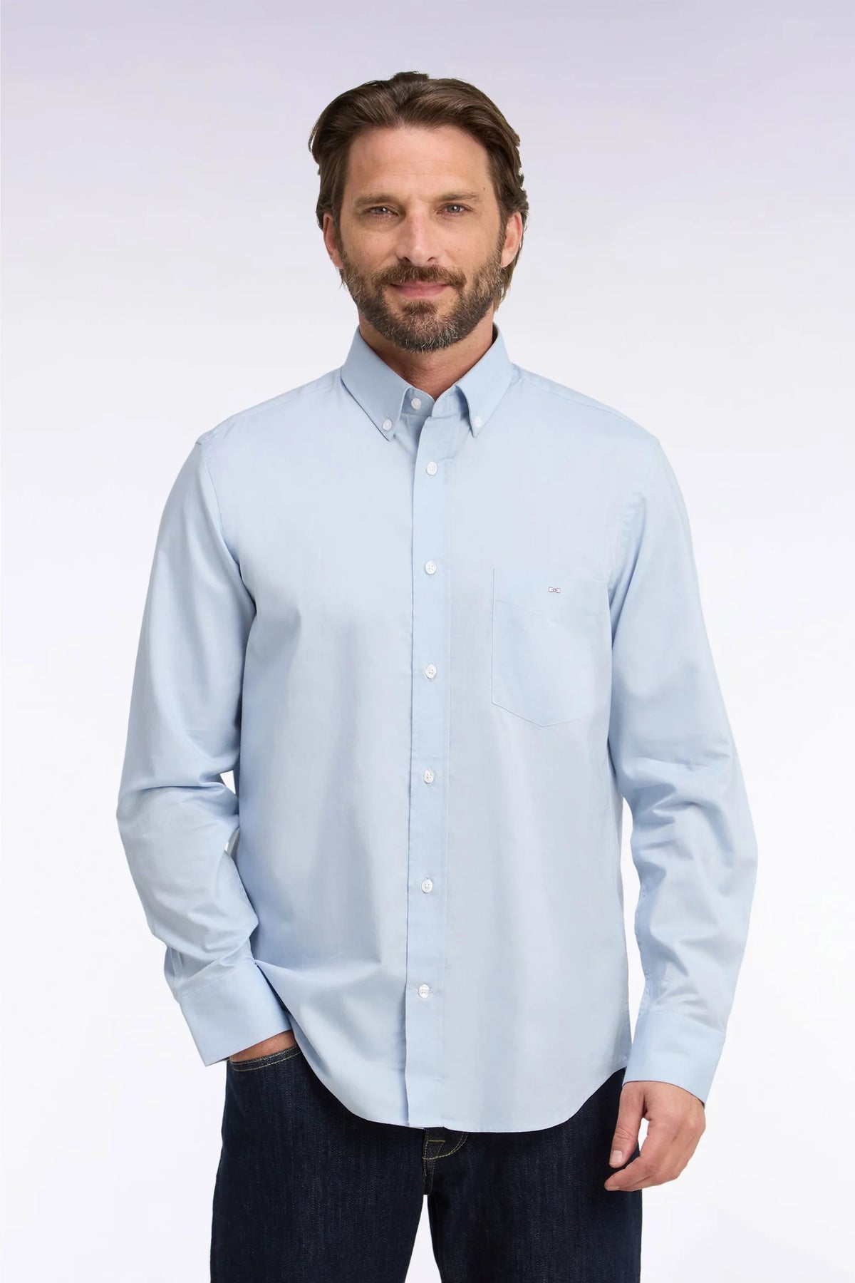Eden Park | Chemise en cotton - Bleu Ciel