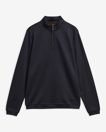 Barbour | Pull à demi-zip "Guy" - Bleu Marine