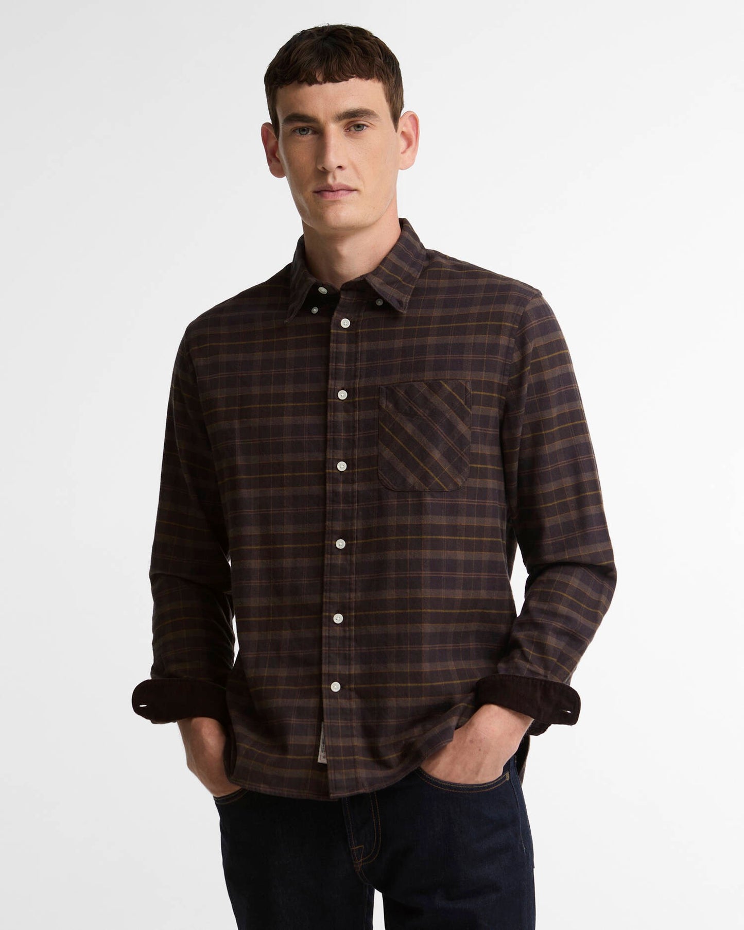 Barbour | Chemise à manches longues "Mineral" - Fougère Séchée
