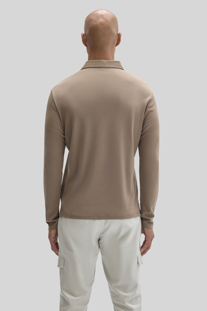 Robert Barakett | Polo à manches longues "Georgia" - Beige
