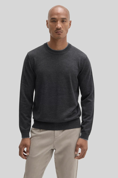 Robert Barakett | Pull à col rond "Thomas" - Gris