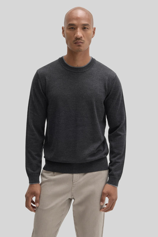 Robert Barakett | Pull à col rond "Thomas" - Gris