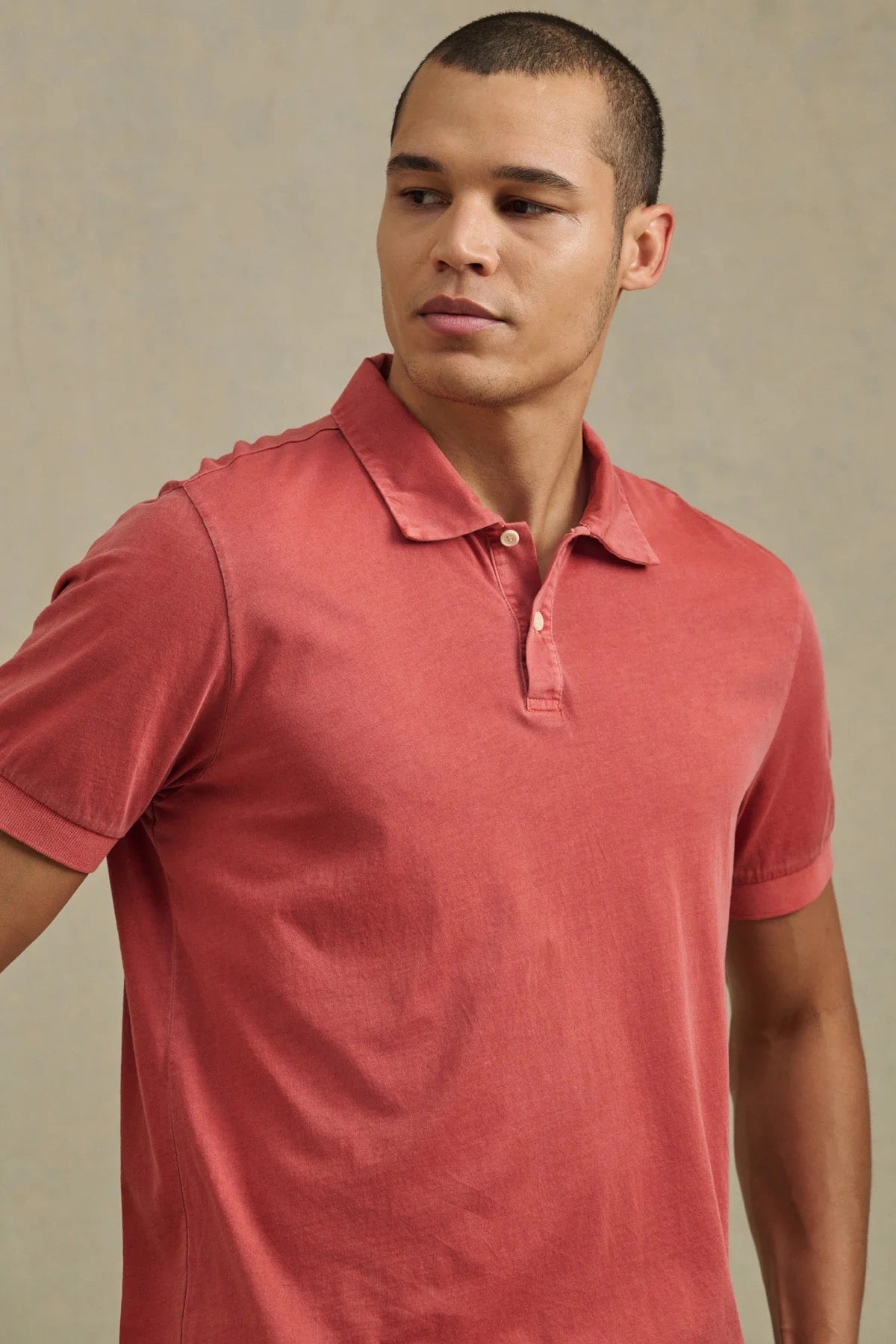 Velvet | Polo "Arrow" - Rouge Tomate