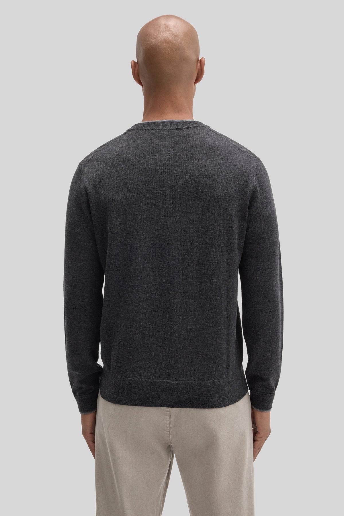 Robert Barakett | Pull à col rond "Thomas" - Gris