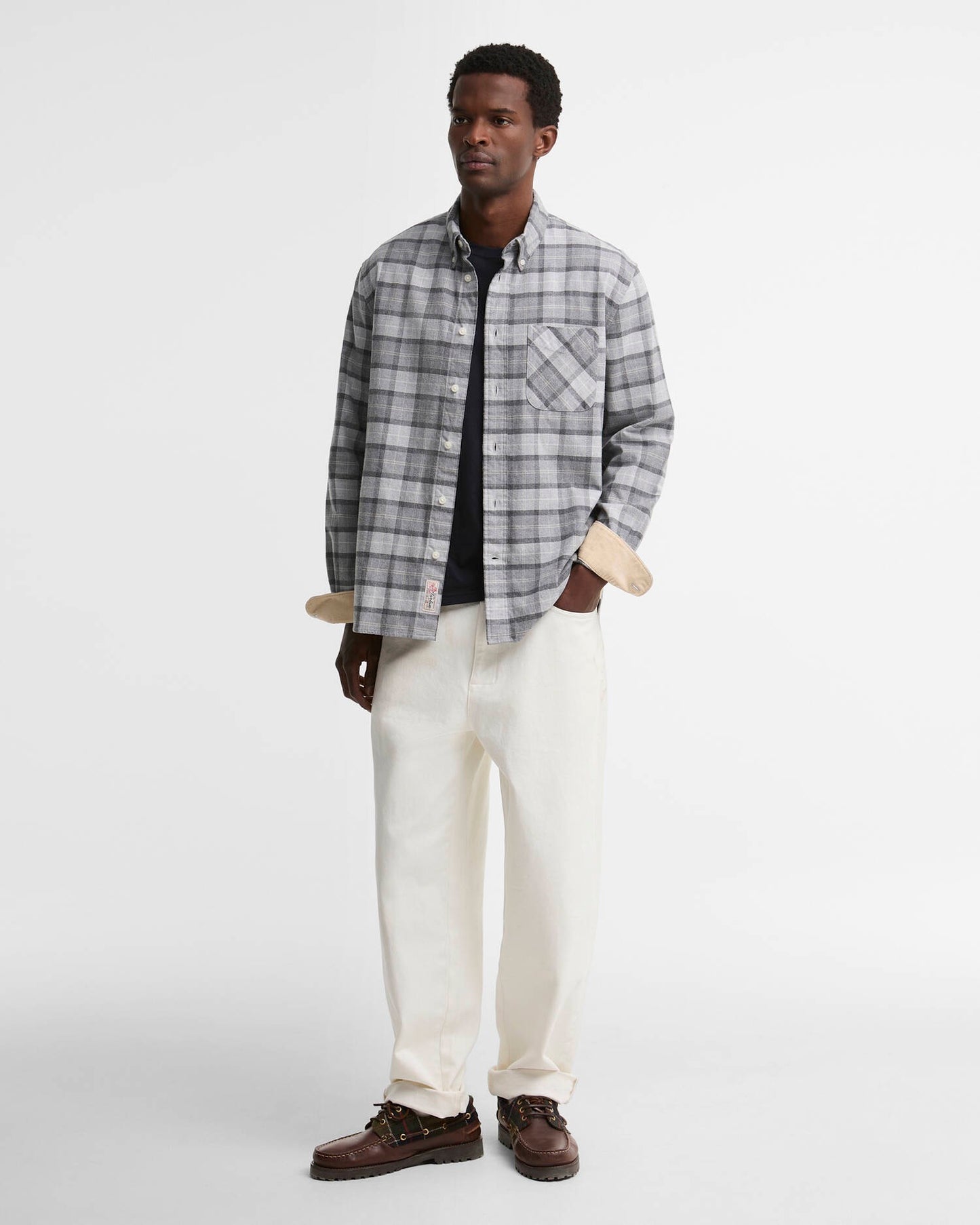 Barbour | Chemise à manches longues "Mineral" - Granit Froid