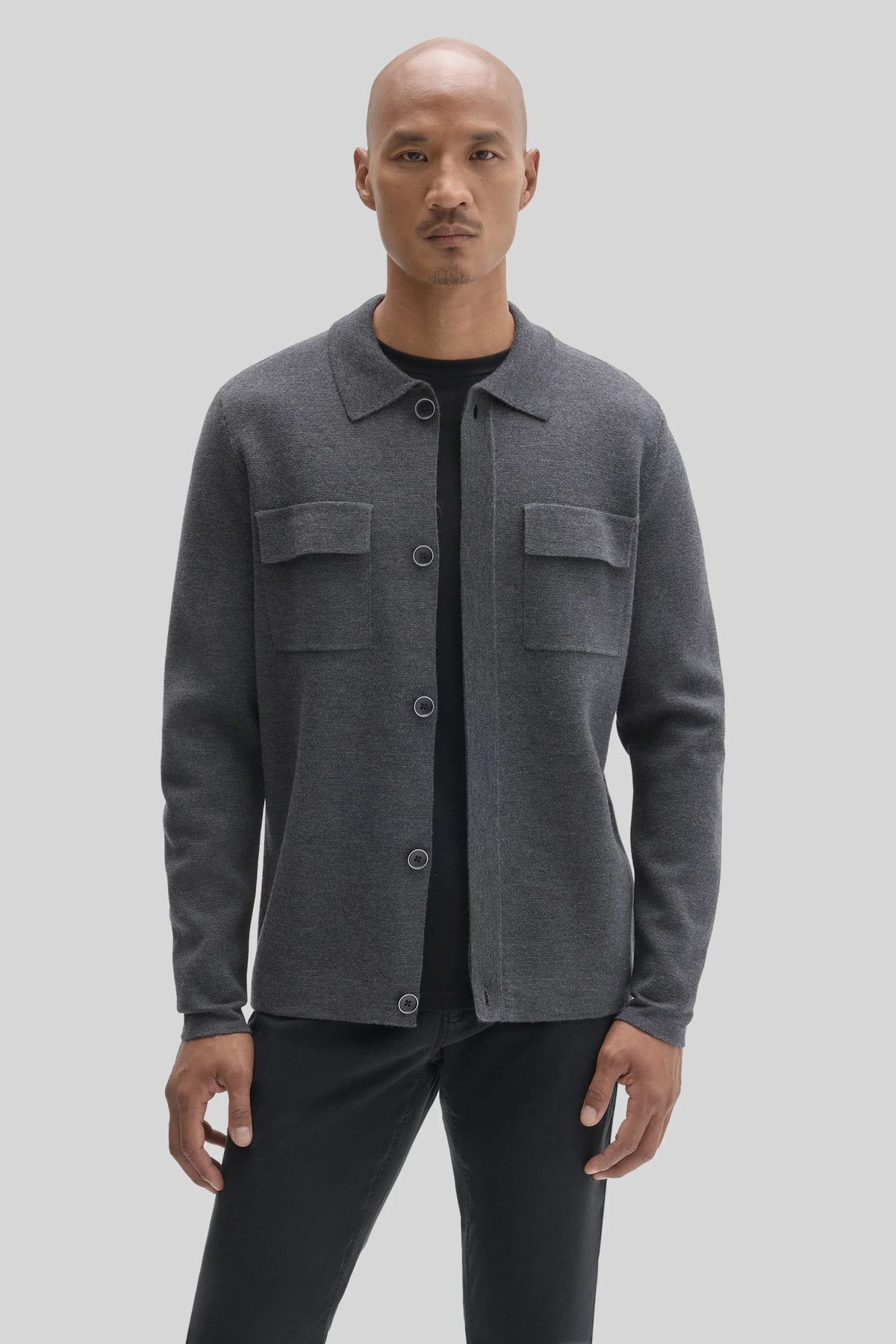 Robert Barakett | Cardigan "Crafton" - Gris