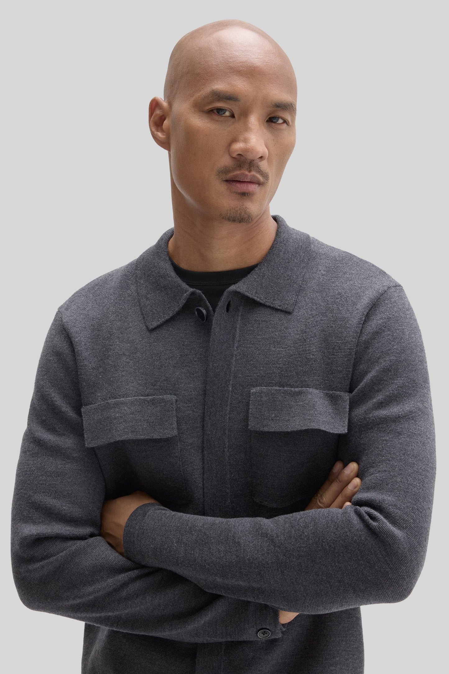 Robert Barakett | Cardigan "Crafton" - Gris