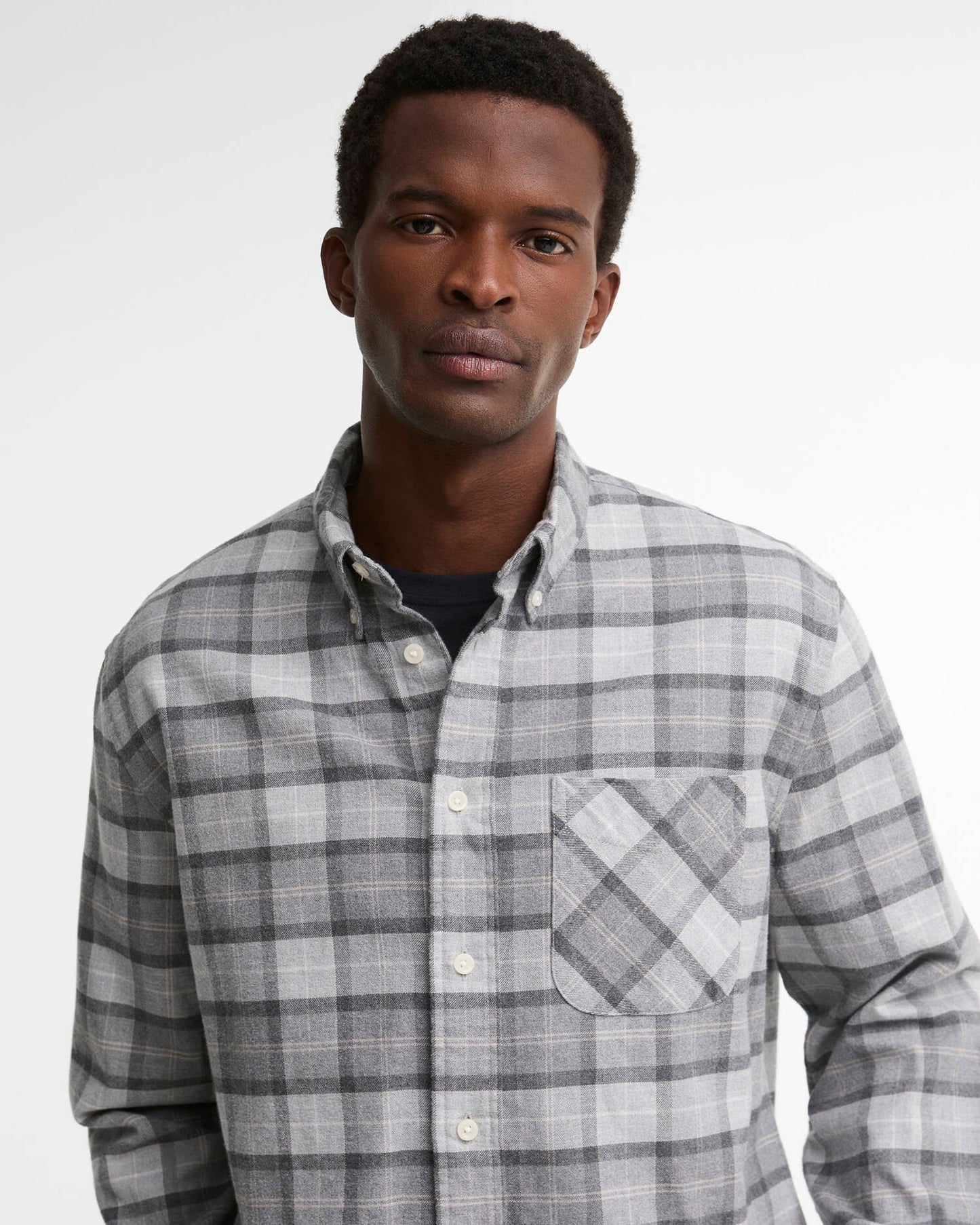Barbour | Chemise à manches longues "Mineral" - Granit Froid