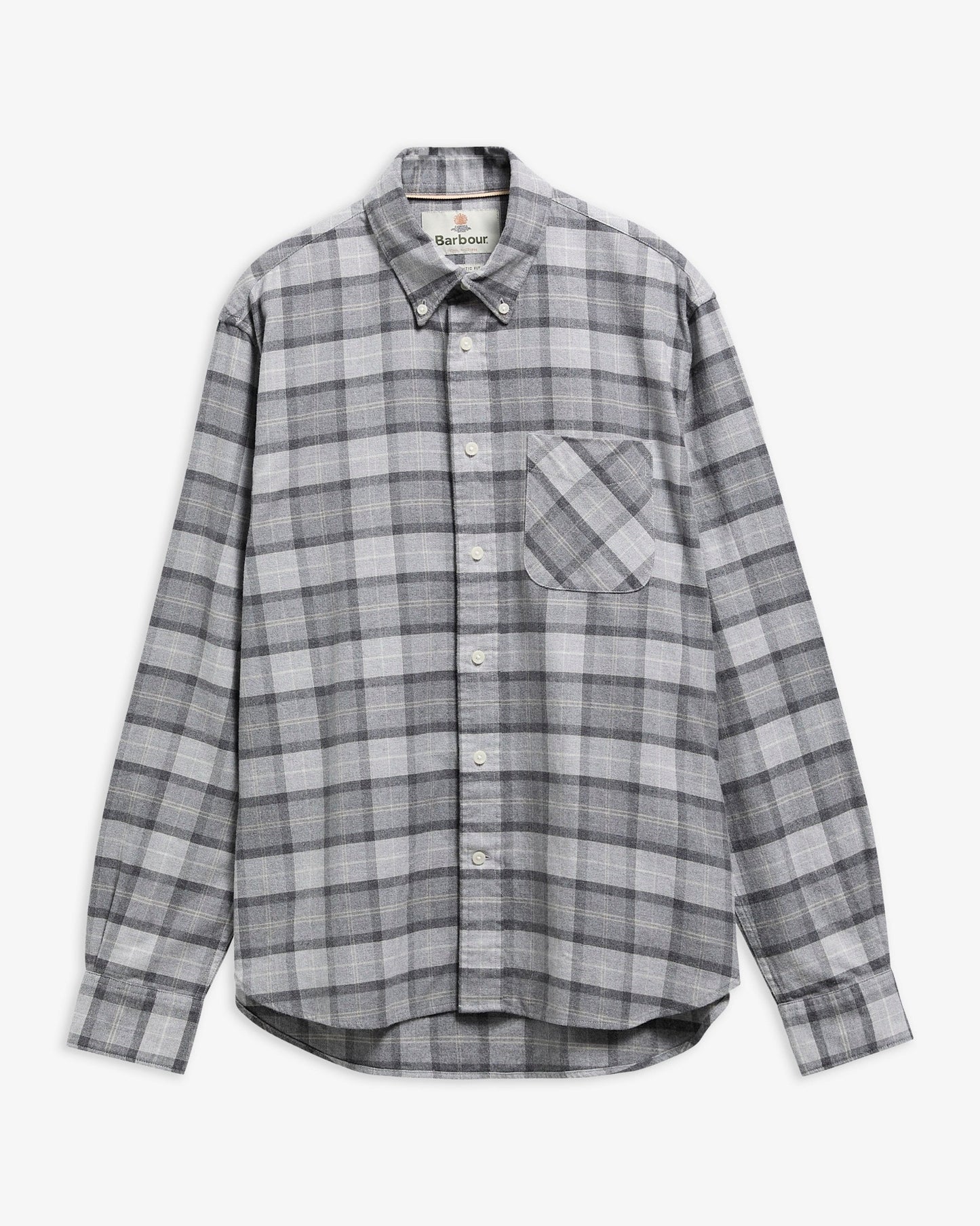 Barbour | Chemise à manches longues "Mineral" - Granit Froid