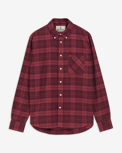 Barbour | Chemise à manches longues "Mineral" - Crimson