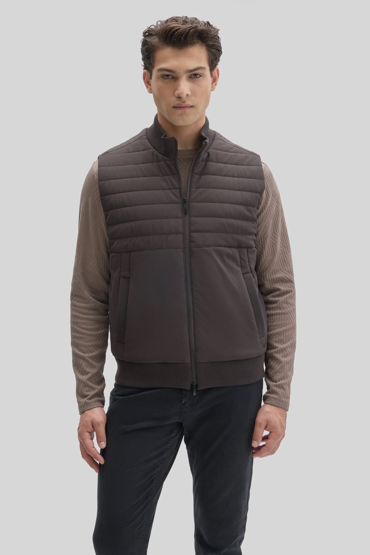 Robert Barakett | Gilet matelassé "Fremantle" - Espresso