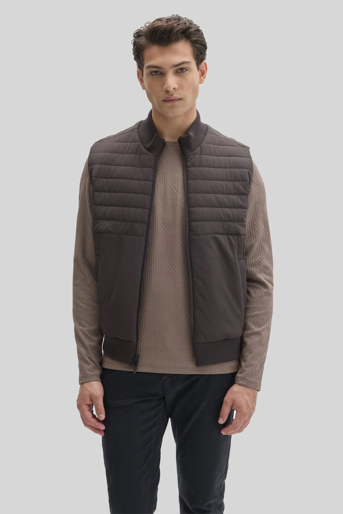 Robert Barakett | Gilet matelassé "Fremantle" - Espresso