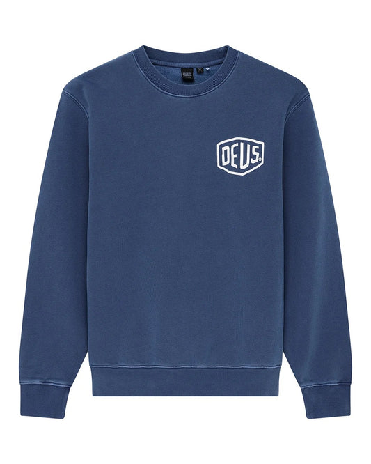 Deus Ex Machina | Pull col rond "Shield Crew" - Bleu