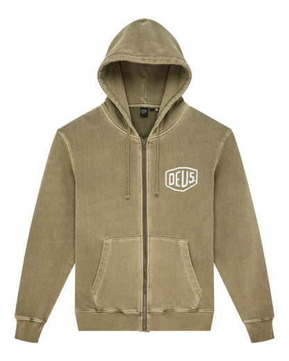 Deus Ex Machina | Pull à capuche "Shield Hoodie" - Olive