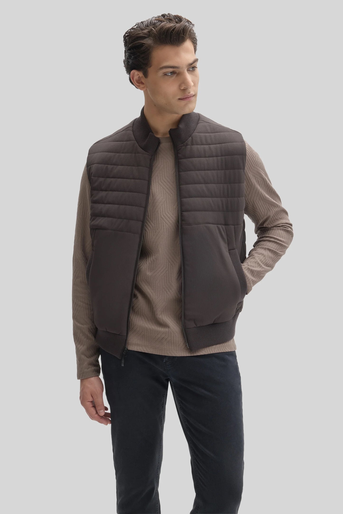 Robert Barakett | Gilet matelassé "Fremantle" - Espresso