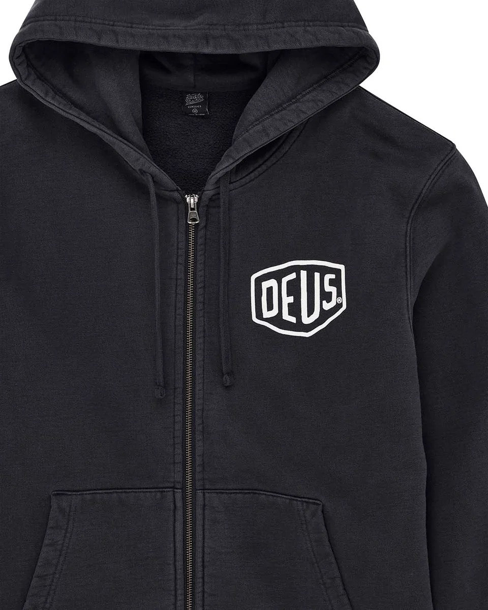 Deus Ex Machina | Pull à capuche "Shield Hoodie" - Noir