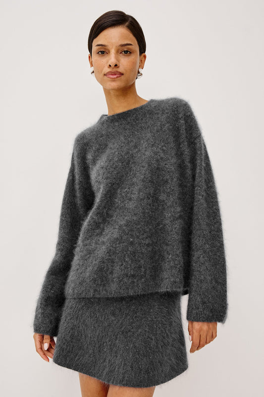 Rails | Pull en laine "Joel" - Charbon